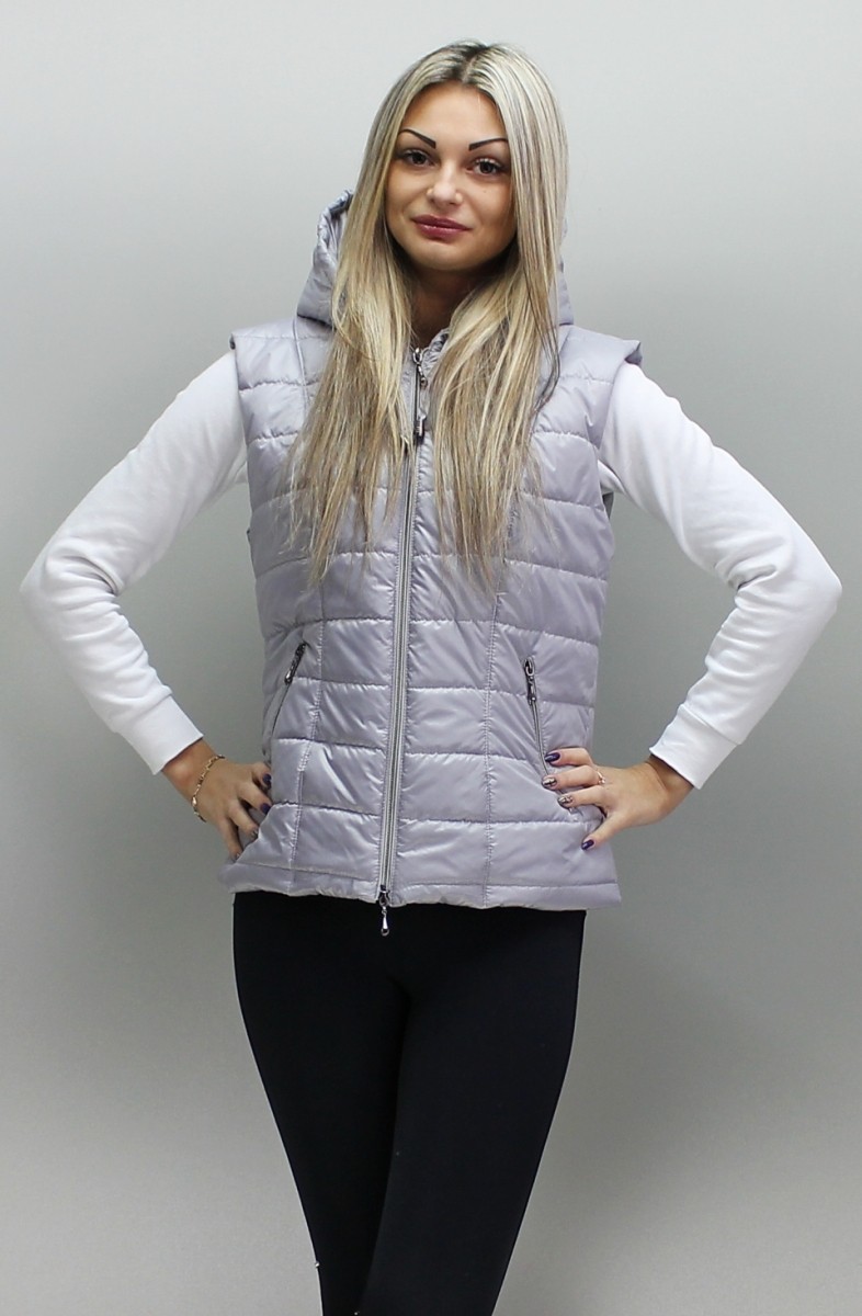 

Женский жилет. ЖКР 2 стальной Размер 52