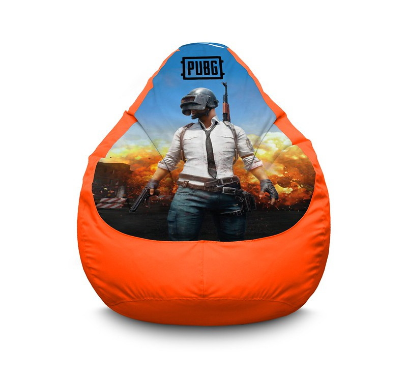 

Кресло мешок iPuff "PUBG. Hero" Оксфорд XXXL (100х135 см) Оранжевый