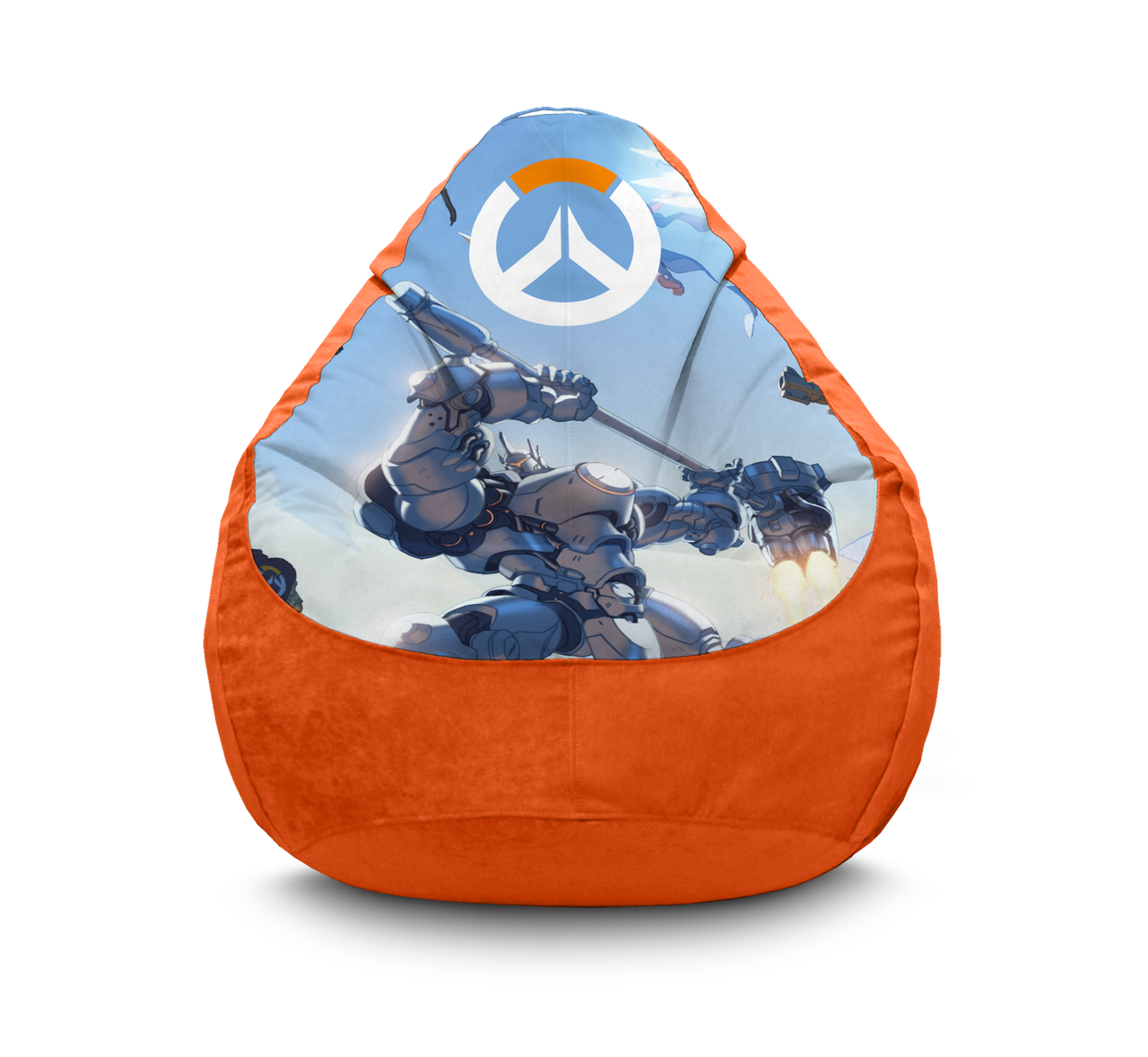 

Кресло мешок iPuff "Overwatch. Reinhardt" Флок XXXL (100х135 см) Оранжевый
