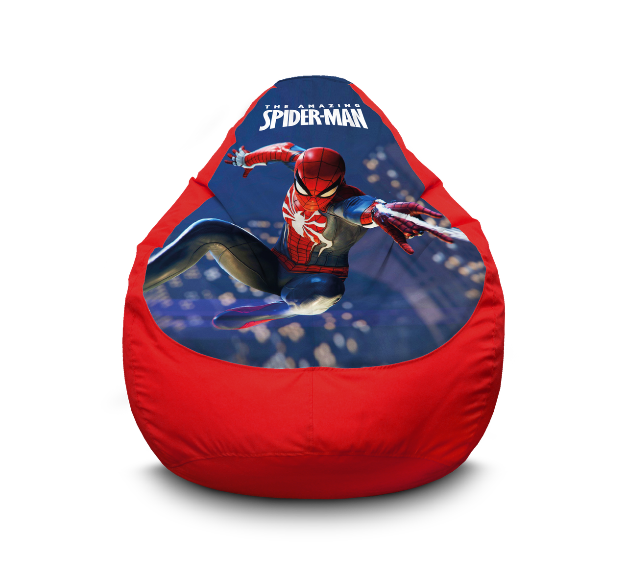 

Кресло мешок iPuff "Spider-Man. Jump" Оксфорд XXL (90х125 см) Красный