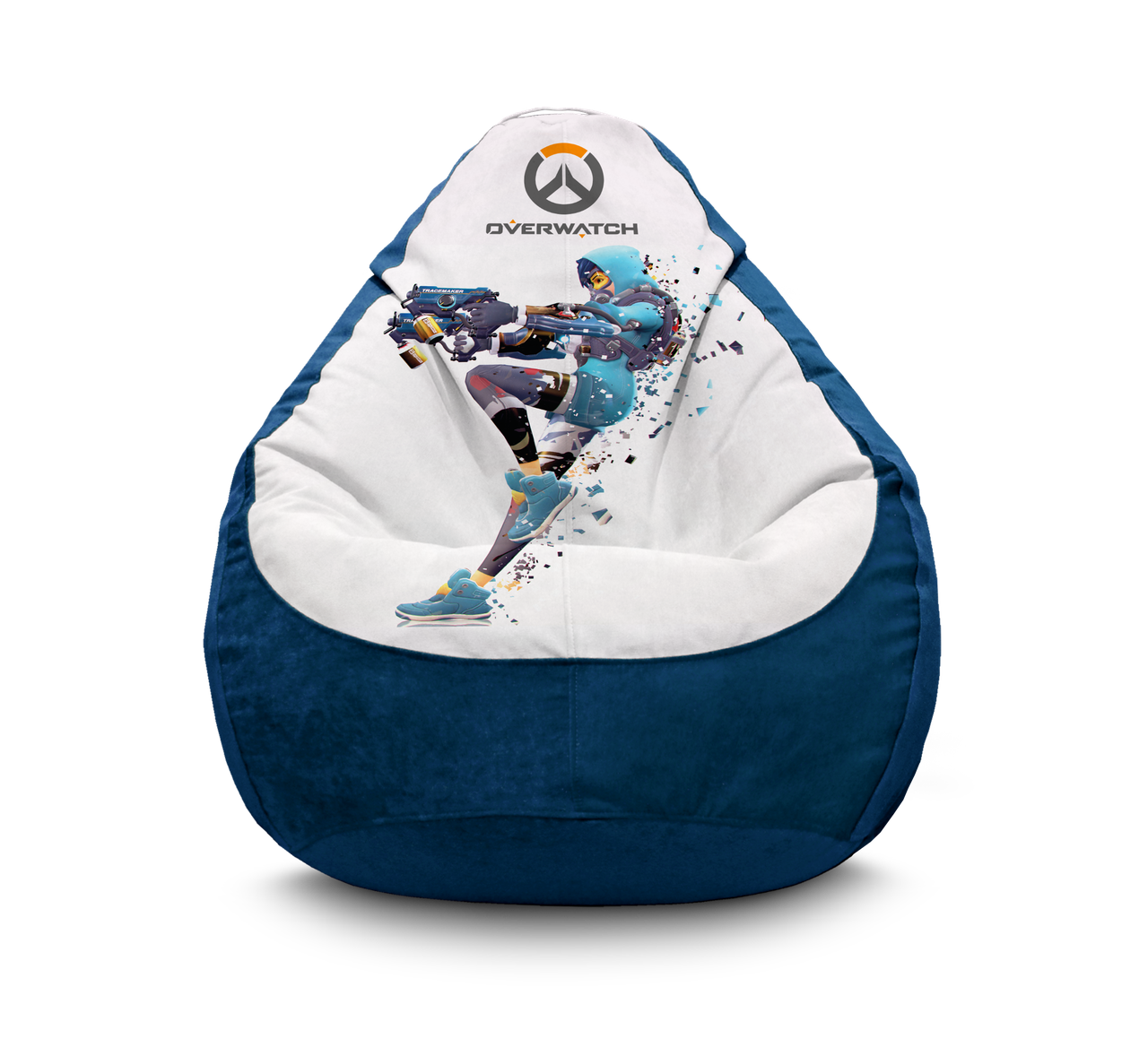 

Кресло мешок iPuff "Overwatch. Tracer" Флок XXL (90х125 см) Синий