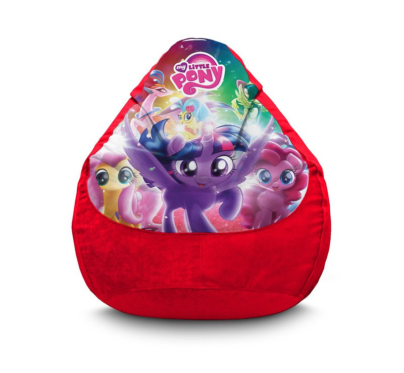 

Кресло мешок iPuff "My Little Pony. Characters" Флок XXL (90х125 см) Красный