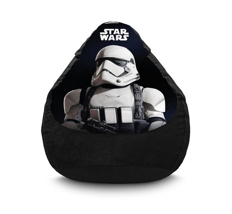 

Кресло мешок iPuff "Star Wars. Stormtroopers" Флок XXXL (100х135 см) Черный