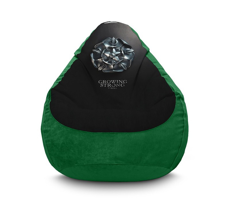 

Кресло мешок iPuff "Game of Thrones. Growing strong" Флок XXL (90х125 см) Зелёный