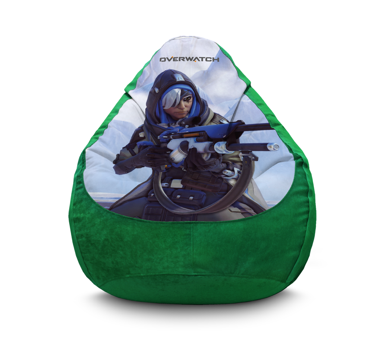 

Кресло мешок iPuff "Overwatch. Ana" Флок XXXL (100х135 см) Зелёный