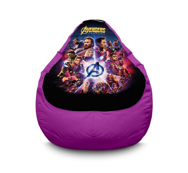 

Кресло мешок iPuff "Avengers. End Game. Violet" Оксфорд XXXL (100х135 см) Фиолетовый