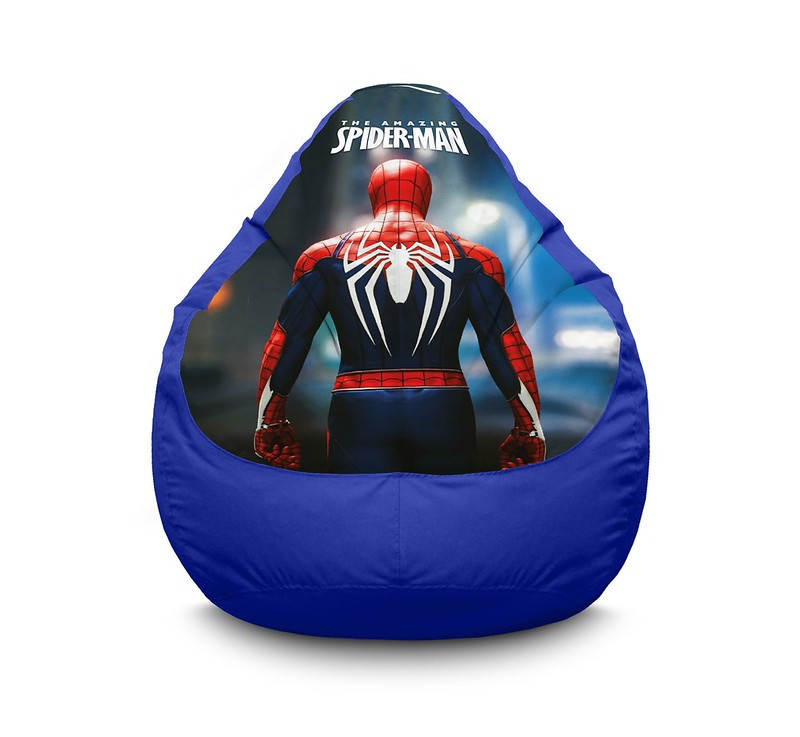 

Кресло мешок iPuff "Spider-Man. Costume" Оксфорд XXXL (100х135 см) Синий
