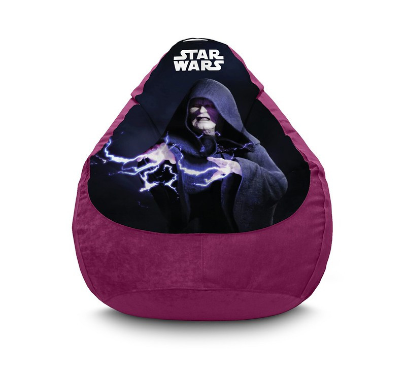

Кресло мешок iPuff "Star Wars. Darth Sidious" Флок XXL (90х125 см) Бордовый