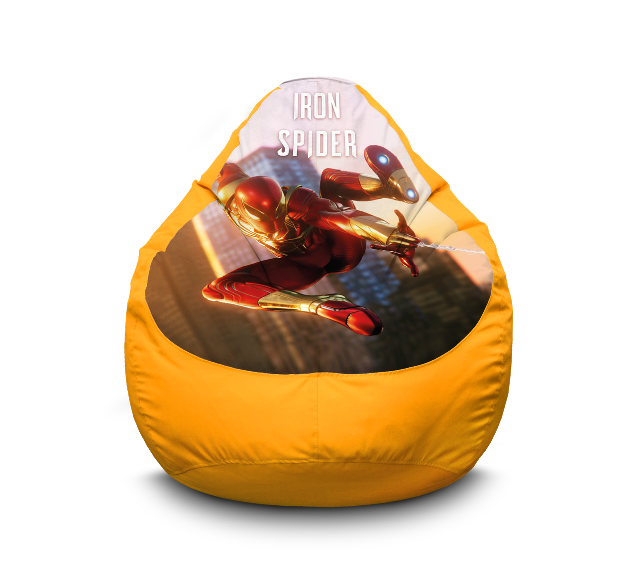

Кресло мешок iPuff "Iron Spider. Yellow" Оксфорд XXXL (100х135 см) Желтый