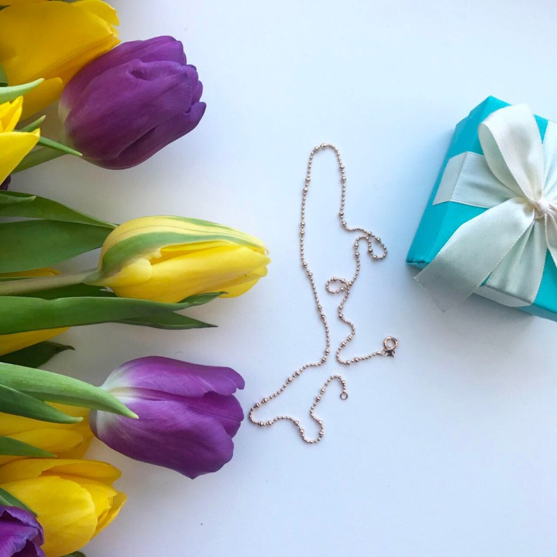 

Цепочка Miss Odri "Золото Австрии" женская золотистая + подарочная упаковка