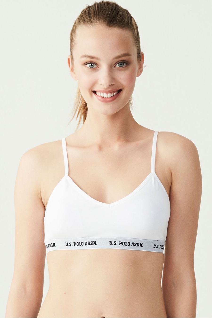

Топ с мягкой чашкой U.S. Polo ASSN 85B Белый