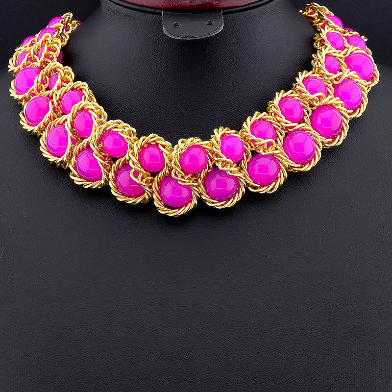 

Колье Fashion Jewelry плетеное 40 см. ярко-розовое 025807