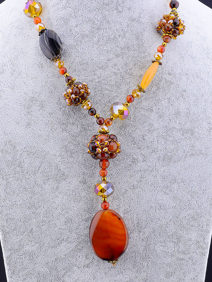 

Бусы Sunstones из сердолика 58 см. 030157