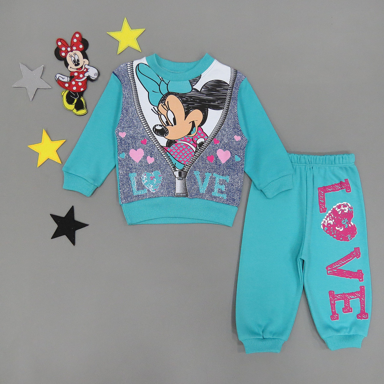 

Костюм Emircan bebe Minnie Mouse для девочки 68 см Бирюзовый 15425