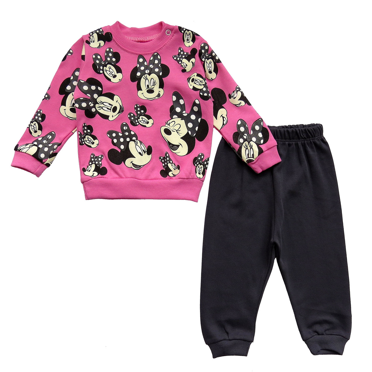

Костюм RMS Minnie Mouse для девочки 74 см Розовый с серым 11022
