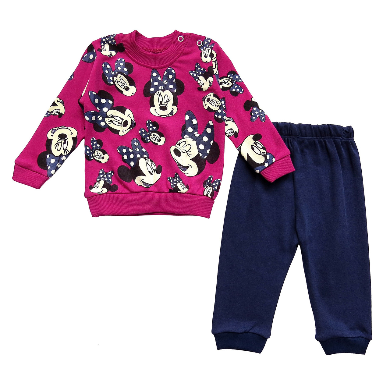 

Костюм RMS Minnie Mouse для девочки 80 см Фиолетовый с темно-синим 11021