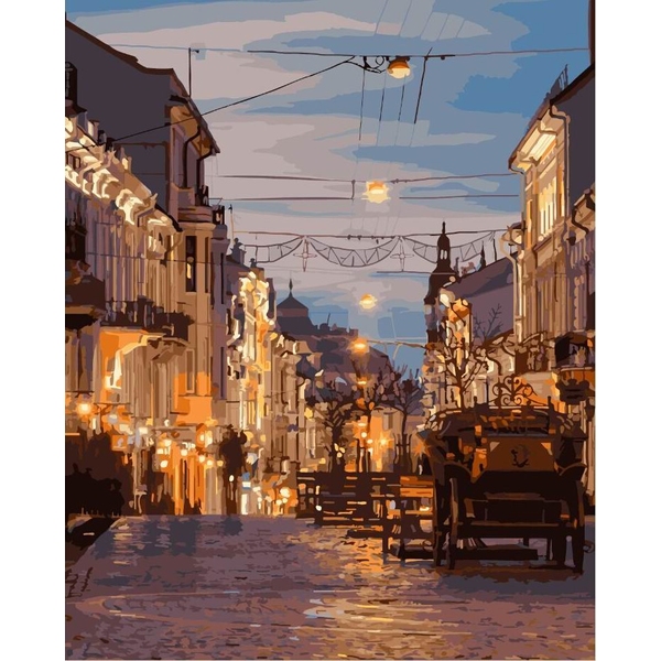 

Картина по номерам / анти-стресс раскраска Mono Art Вечерние Черновцы (GX3757)