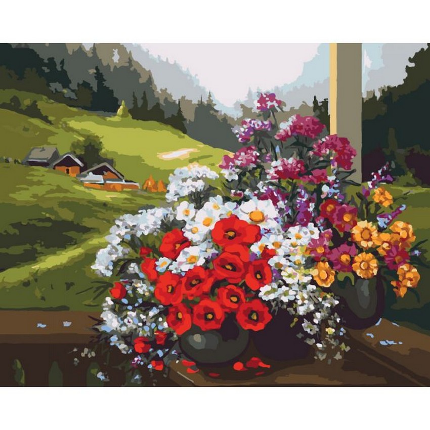 

Картины по номерам Родной край, 40х50см. (КНО2212) (0079-1591)