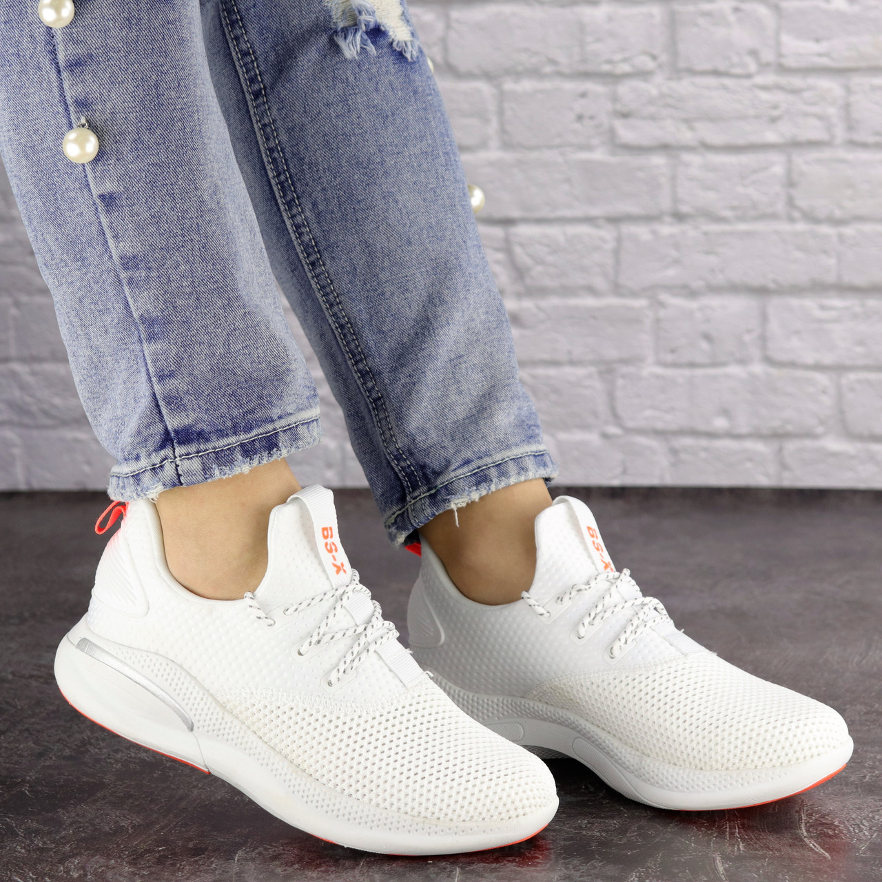 

Женские кроссовки Fashion Jahfer 1528 36 размер 23 см Белый