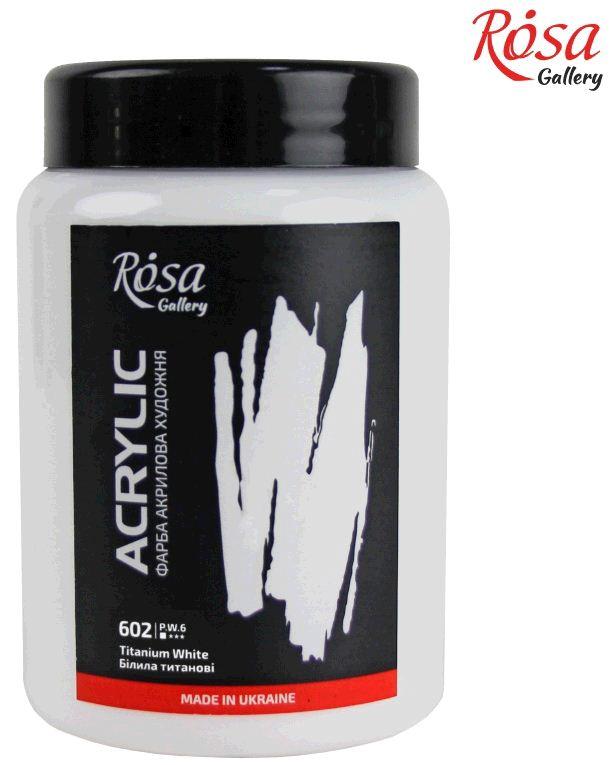 

Краска акриловая Rosa Gallery 400 мл белила титановые (4823098513742)