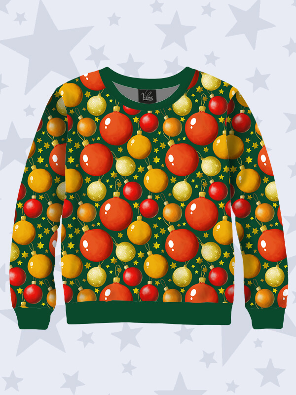 

Свитшот Christmas balls - Vilno - Возраст 9-10 лет, рост 134-140 - 7804