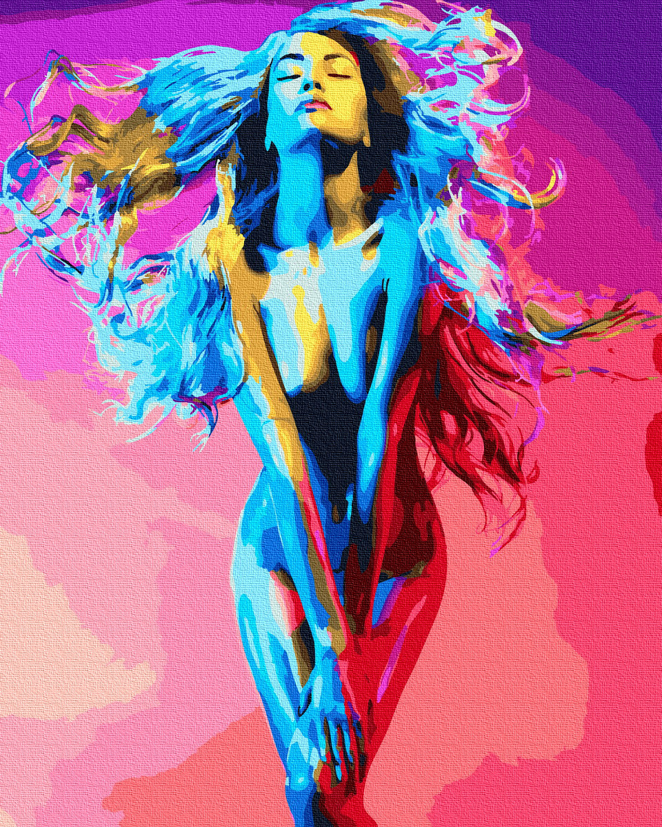 

Картина по Номерам Яркая девушка 40х50см RainbowArt GX33618