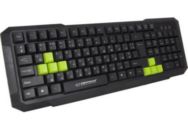 

Клавиатура Esperanza EGK102 (EGK102GUA) Green USB