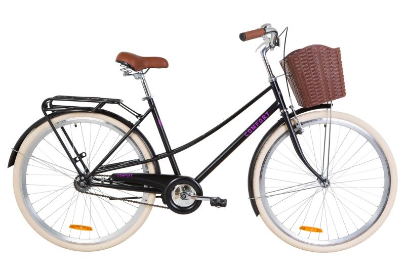 Велосипед 28" Dorozhnik COMFORT FEMALE 14G рама-19,5" St черный (м) с ...