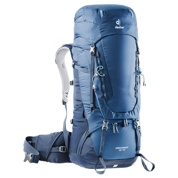 

Рюкзак Deuter Aircontact 45 + 10 цвет 3365 midnight-navy (3320119 3365)