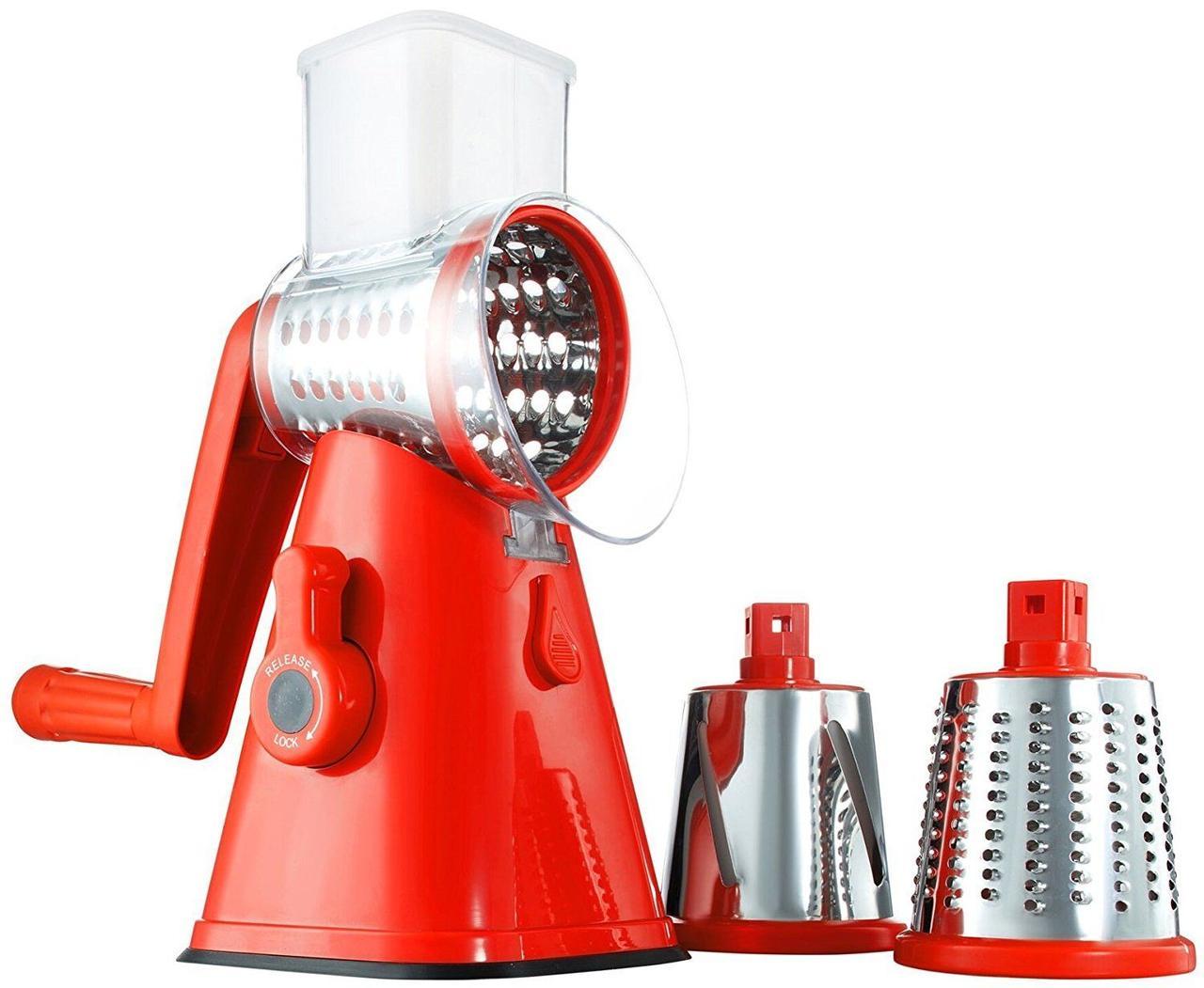 Ручная овощерезка-терка с насадками Eastway Slicer Red – фото, отзывы ...
