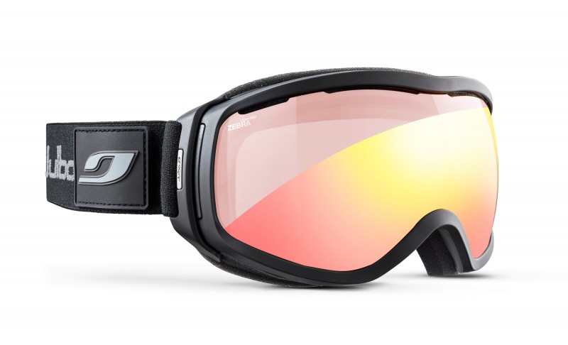 

Маска горнолыжная Julbo, ELARA black Zebra Light red