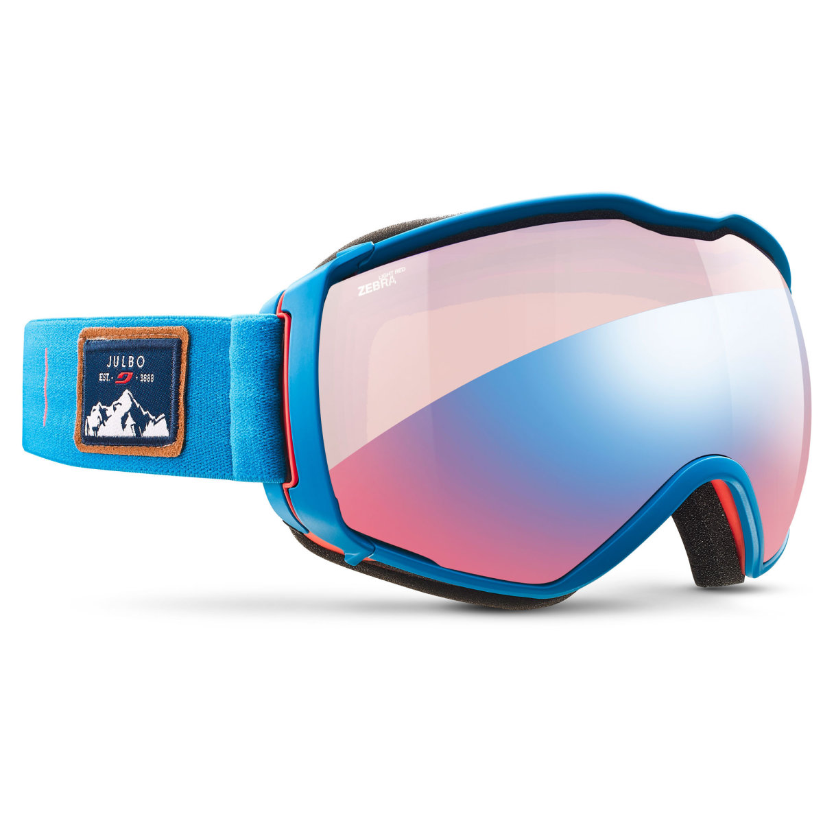 

Маска горнолыжная Julbo, AEROSPACE BLACK ZLR FL BLUE