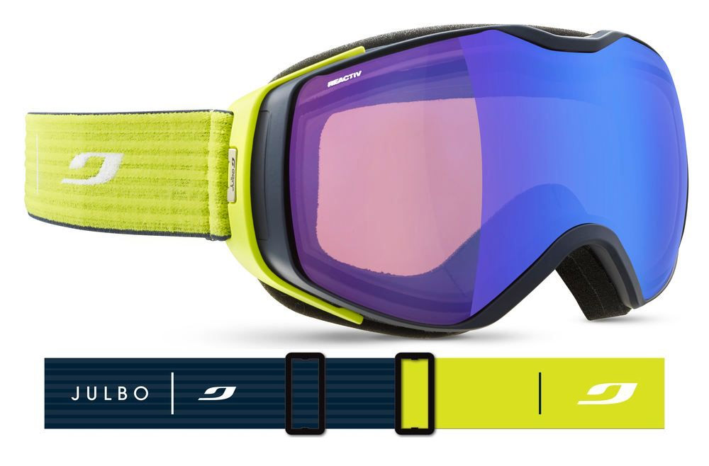 

Маска горнолыжная Julbo, UNIVERSE BLUE/YELLOW ZLR FLB