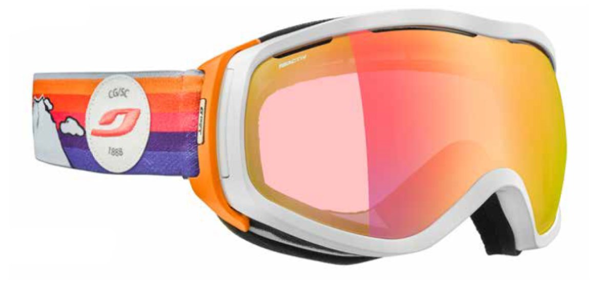 

Маска горнолыжная Julbo, ELARA WHITE ZLR FL RED FS