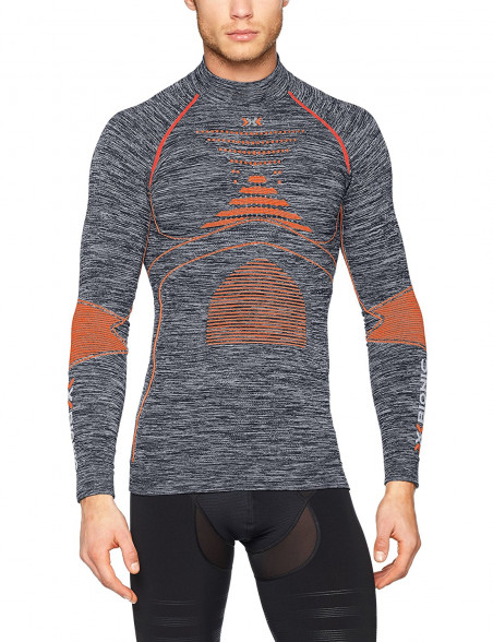 

Термофутболка мужская X-Bionic Energy Accumulator Evo Melange Men Shirt Long Sleeves XXL Grey Melange/Orange I100664