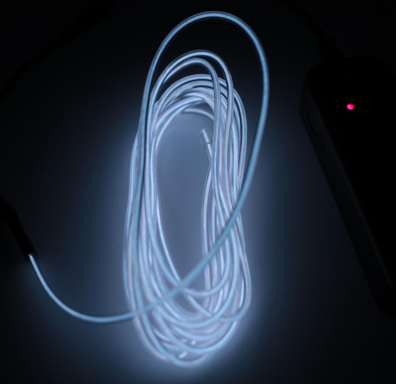 Холодный неон гибкая неоновая трубка светящийся шнур светопровод 3м .