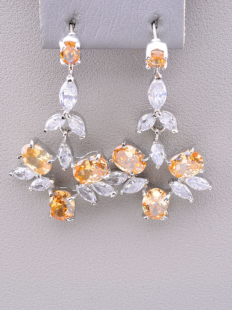 

Серьги 'Fashion' Фианит 095403