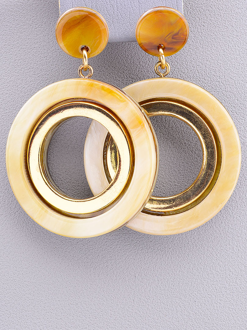 

Серьги 'FJ' Пластик19,13 г. 079828