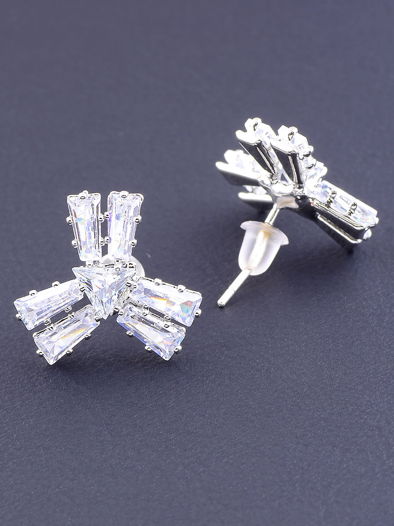 

Серьги 'FJ' Фианит 080163