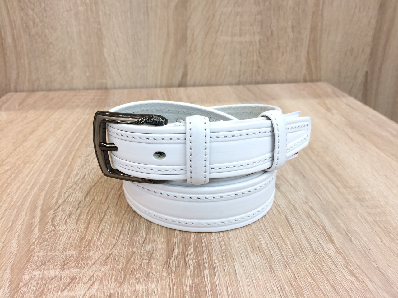 

Ремень классический Ardo 105-125 см. белый D1K0031