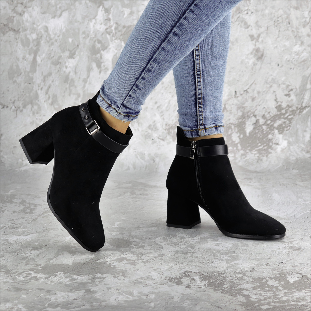 

Ботильоны женские Fashion Macy 2321 37 размер 24 см Черный