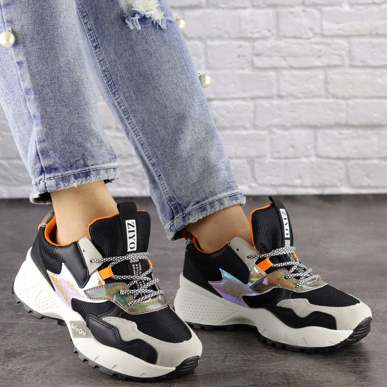 

Женские кроссовки Fashion Ulysse 1493 40 размер 25 см Черный