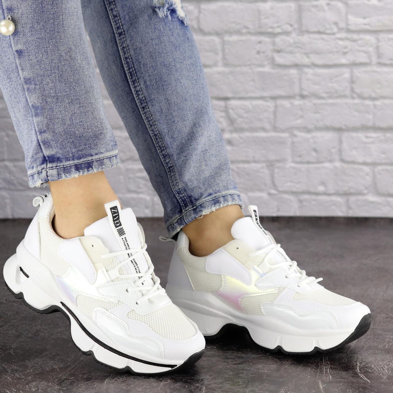 

Женские кроссовки Fashion Faithful 1514 39 размер 25 см Белый