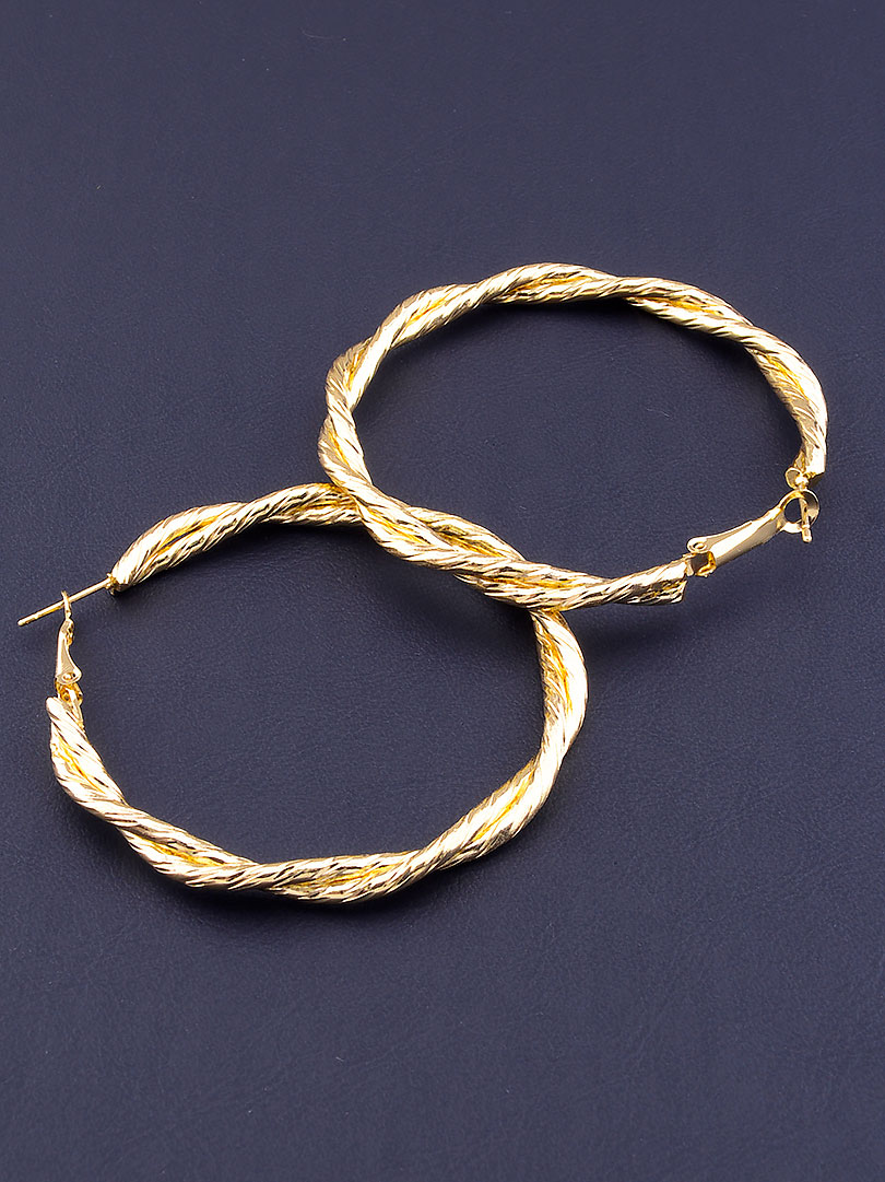 

Серьги 'FJ' 56х5мм. 084230