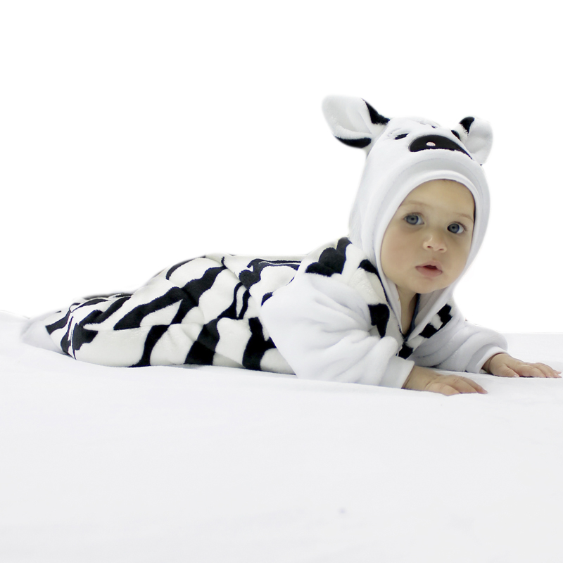 

Комбинезон махровый с капюшоном Зебра 74 см Кб30