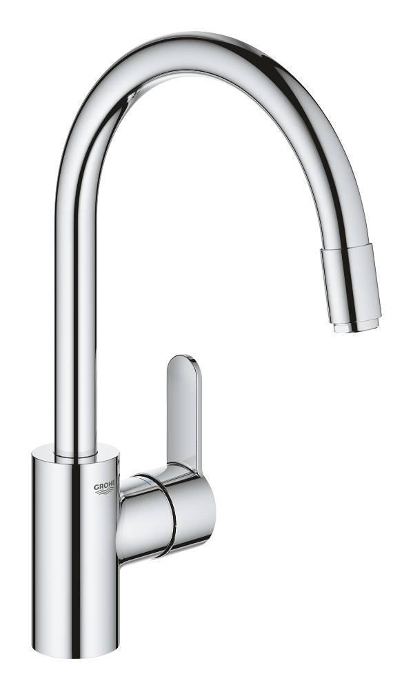 

Кухонный смеситель однорычажный Grohe EX Eurostyle Cosmopolitan 31126004 хром (39977)