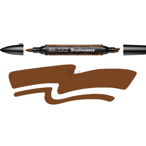 

Маркер Winsor & Newton Brushmarker 1 мм сиена жженая (0204074)