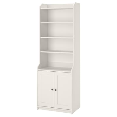 

Высокий шкаф IKEA HAUGA с 2 дверцами 70x199 см Белый (204.150.46)