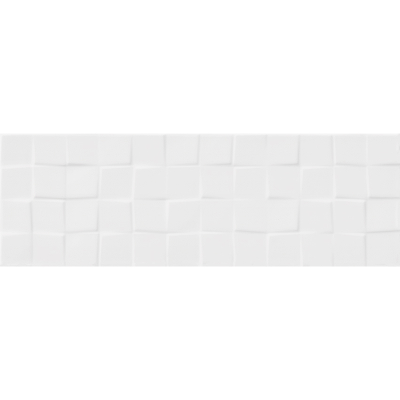 

Кафель Cersanit Simple Art White Glossy Structure Cubes белый 200x600 (142003)