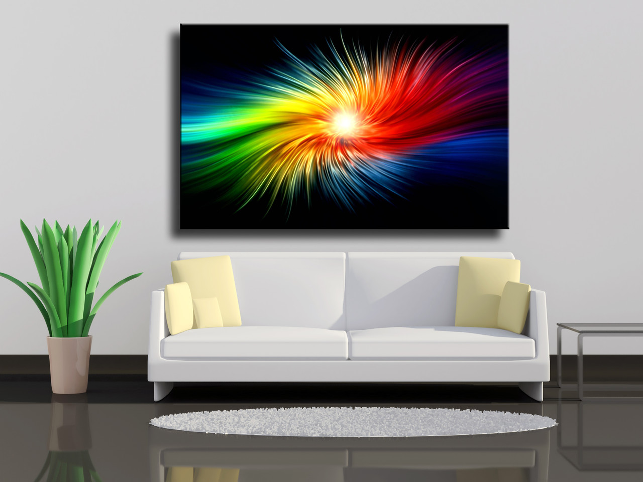 

Картина на холсте Абстракция Wall Art 75х50